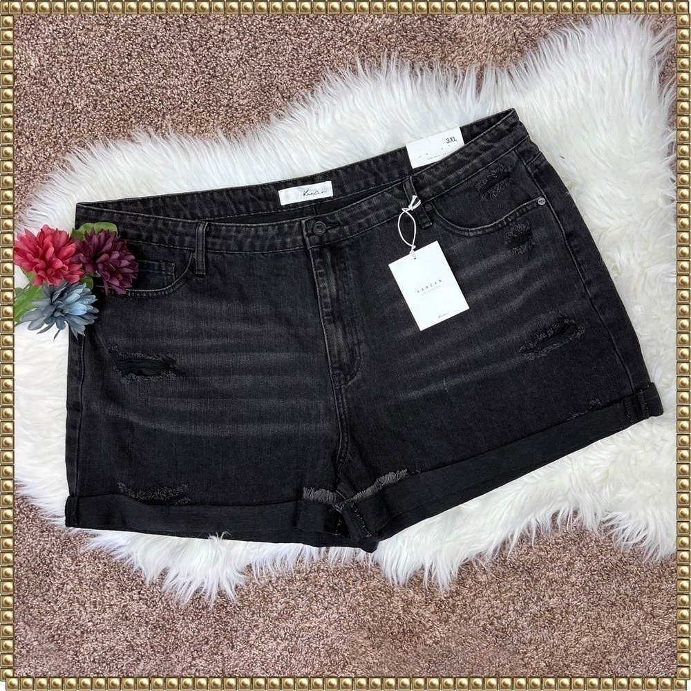 KanCan Black Jean Shorts for Women